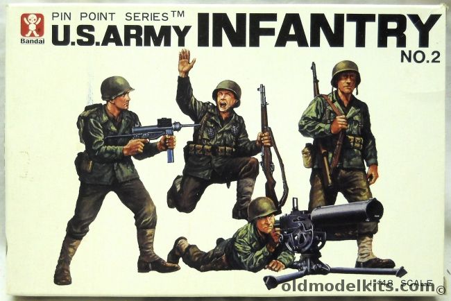 Bandai 1/48 US Army Infantry No.2, 8287 plastic model kit