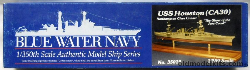 Blue Water Navy USS Houston CA30 (Northampton Class Heavy Cruiser) - February 1942  Battle of the Java Sea (CA26 / Chester CA27 / Louisville CA28 / Chicago CA29 / Augusta CA31), 35019 plastic model kit