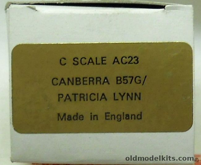 C Scale 1/72 Canberra B-57G Patricia Lynn Conversion, AC23 plastic model kit
