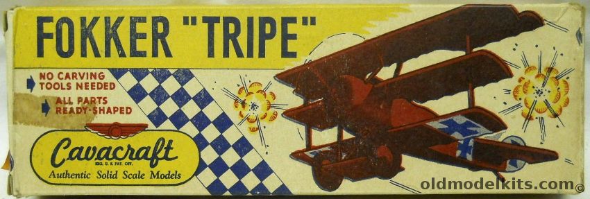 Cavacraft 1/48 TWO Fokker DR-1 Triplane Tripe, S-8 plastic model kit