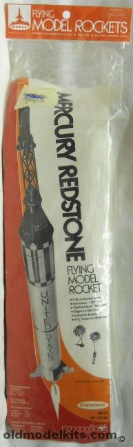 Centuri Mercury Redstone Flying Scale Rocket Kit - Bagged, 5131 plastic model kit