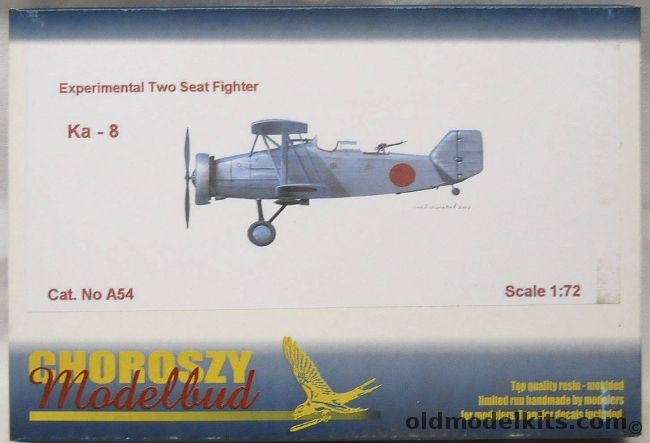 Choroszy 1/72 Ka-8 Experimental Two Seat Fighter, A54 plastic model kit