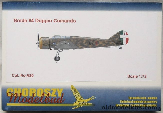 Choroszy 1/72 Breda 64 Doppio Camando - (Ba-64), A80 plastic model kit