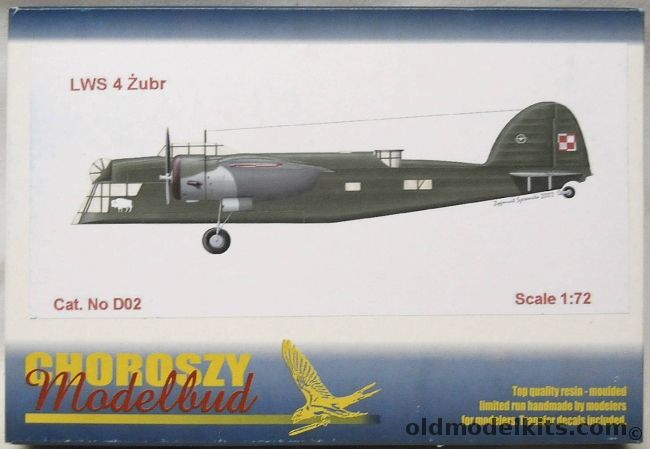 Choroszy 1/72 LWS 4 Zubr, D02 plastic model kit