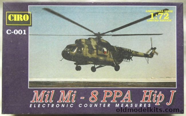 Ciro 1/72 Mil Mi-8 PPA Hip J Electronic Counter Measures - (Mi-8PPA), C-001 plastic model kit