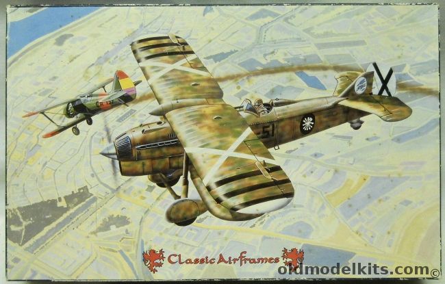 Classic Airframes 1/48 Fiat CR-32 - Spanish Civil War Com. Joaquin Garcia Morato Grupo 2-G-3 / Co. Grandinetti Commander 4 Stormo Italy, 414 plastic model kit