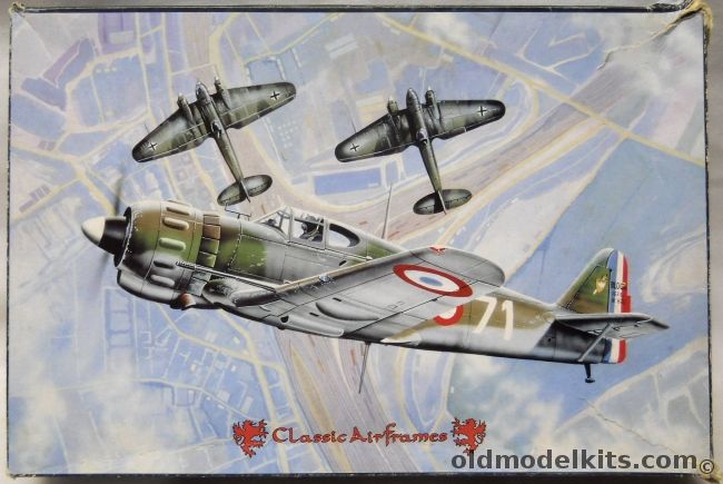 Classic Airframes 1/48 Marcel Bloch Mb-152 - French Air Force No.251 1/8 Montpelier 1942 / N. 628 11/9 Clermont-Ferrand 1940, 422 plastic model kit