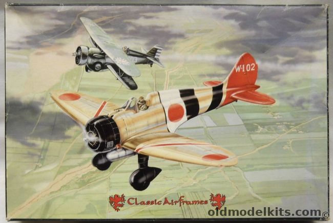 Classic Airframes 1/48 Mitsubishi A5M4 Claude - Pilot 1/C Hideo Owishi Carrier Soryu 1938, 427 plastic model kit