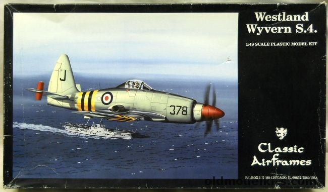 Classic Airframes 1/48 Westland Wyvern S.4, 491 plastic model kit