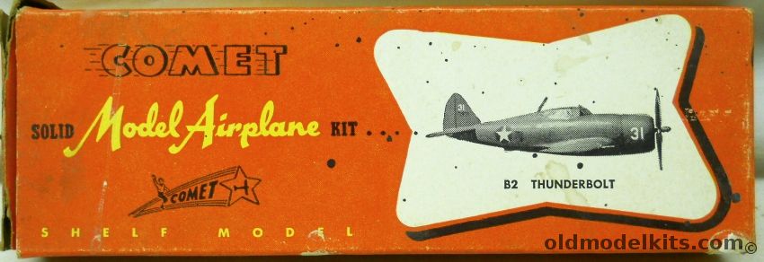Comet P-47 Thunderbolt, B2 plastic model kit