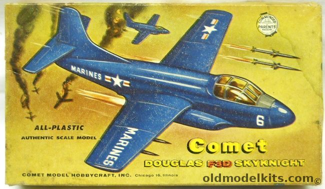 Comet 1/99 Douglas Skyknight F3D, PL4-29 plastic model kit