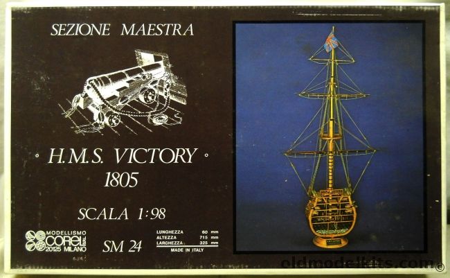 Corel 1/96 HMS Victory 1805 Sectional, SM24 plastic model kit