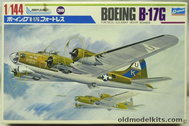 Crown 1/144 Boeing B-17G Flying Fortress, 434-300 plastic model kit