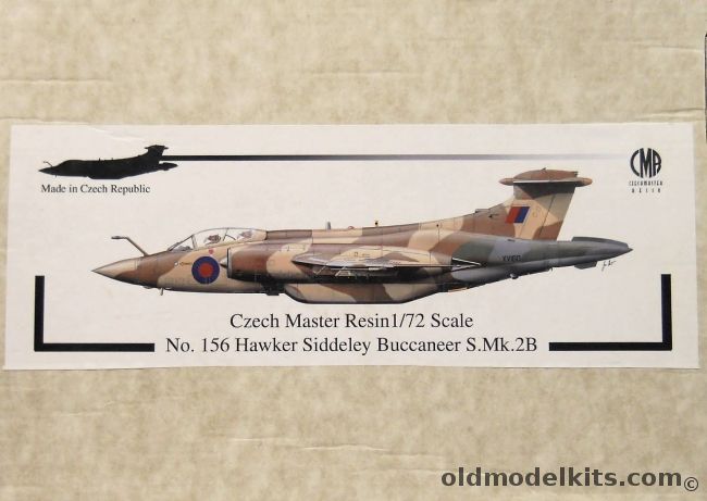 Czech Master 1/72 Hawker Siddeley Buccaneer S.Mk.2B - With Eduard / Master / PJ Production Aftermarket Parts And Extra Decals, 156 plastic model kit