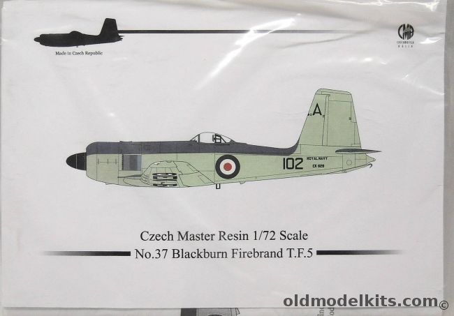 Czech Master 1/72 Blackburn Firebrand T.F.5 - Bagged, 37 plastic model kit