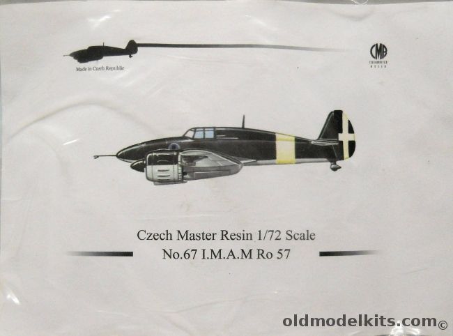 Czech Master 1/72 IMAM Ro-57 - Bagged, 67 plastic model kit