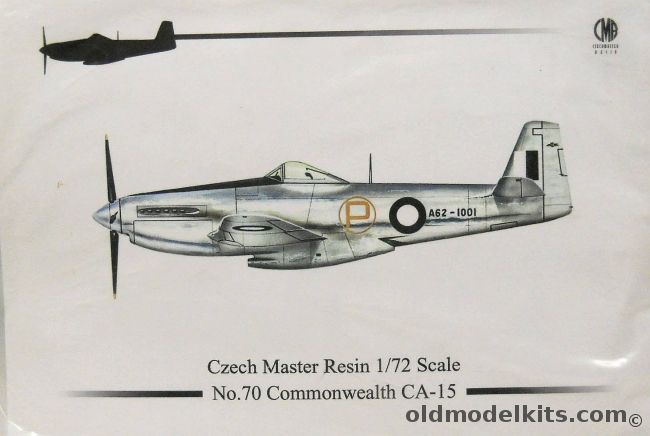 Czech Master 1/72 Commonwealth CA-15 Kangaroo - Bagged, 70 plastic model kit
