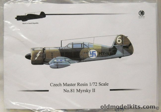 Czech Master 1/72 Myrsky II - Bagged, 81 plastic model kit