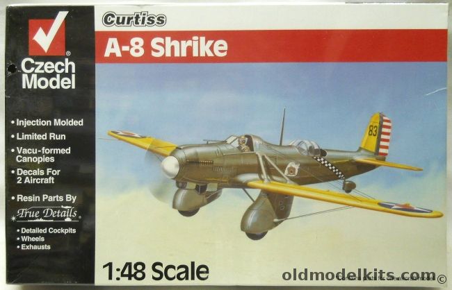 Czech Model 1/48 Curtiss A-8 Shrike, 4811 plastic model kit