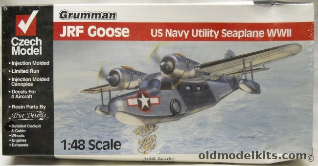 Czech Model 1/48 Grumman JRF Goose - US Navy, 4812 plastic model kit