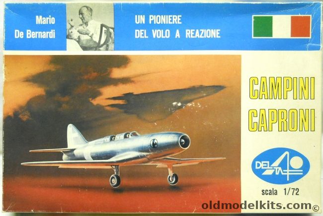 Delta 1/72 Campini Caproni With Book plastic model kit