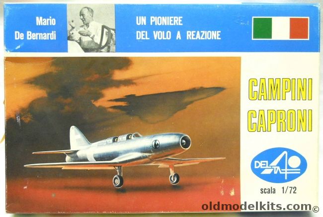 Delta 1/72 Campini Caproni - With Book plastic model kit