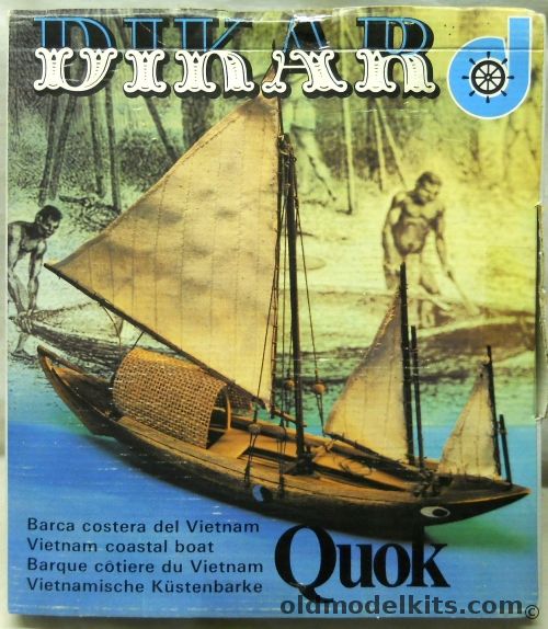 Dikar Vietnam Coastal Boat Quok, 152 plastic model kit