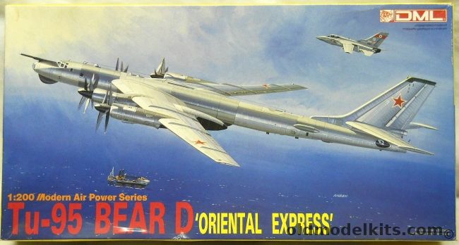 DML 1/144 Tu-95 Bear D Oriental Express, 2005 plastic model kit