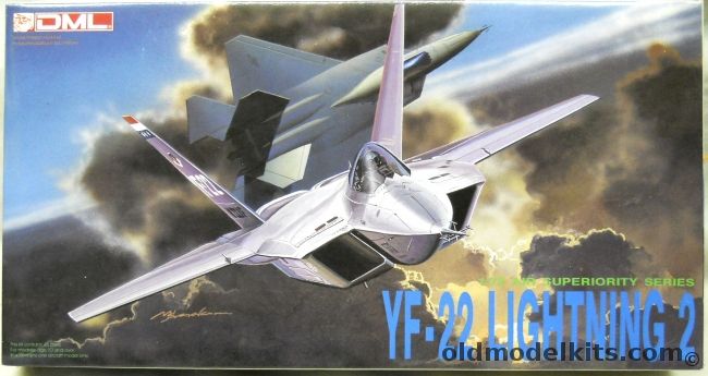 DML 1/72 YF-22 Lightning 2 - Prototype 1 or 2 (F-22), 2508 plastic model kit