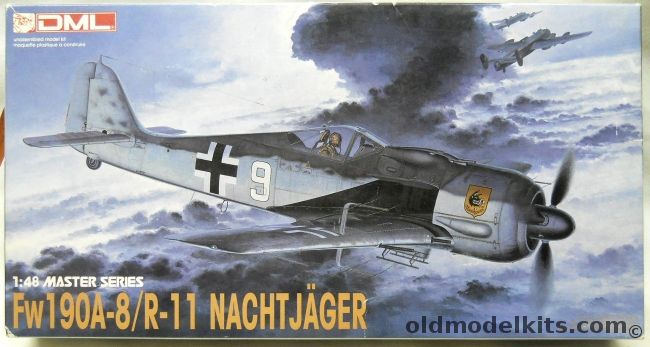 DML 1/48 Focke-Wulf FW-190 A-8/R-11 Nachtjager With Verlinden SuperTech Super Detail Set - (Fw190A-8/R-11), 5514 plastic model kit