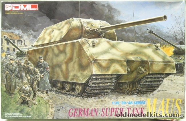 DML 1/35 Maus German Super Heavy Tank, 6007 plastic model kit