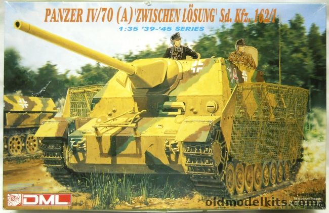 DML 1/35 Panzer IV /70 (A) Zeischen Losung Sd.Kfz.162/1 - Ardennes 1944 / 116th panzer Division Compogne Belgium 1944, 6015 plastic model kit