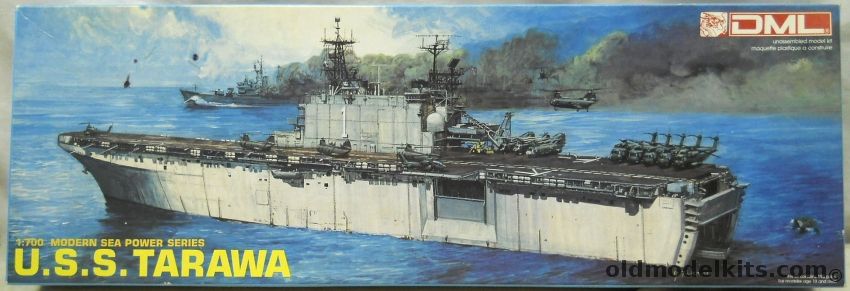 DML 1/700 USS Tarawa LHA-11 Amphibious Assault Ship, 7008 plastic model kit