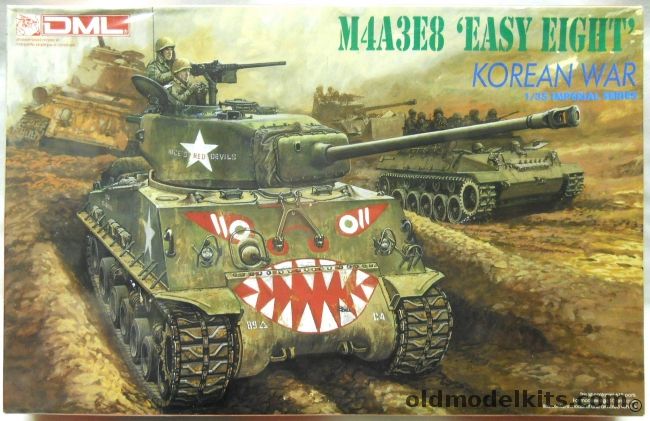 DML 1/35 M4A3E8 Easy Eight Sherman - Korean War, 9009 plastic model kit