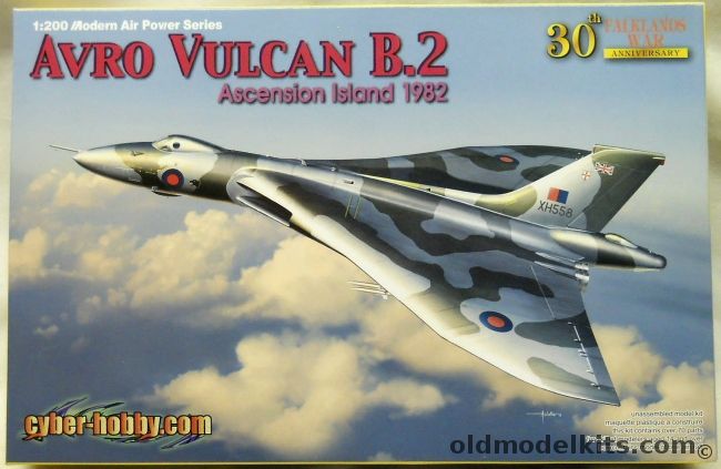 Dragon 1/200 Avro Vulcan B.2 Ascension Island 1982 - Cyber-Hobby Issue, 2016 plastic model kit