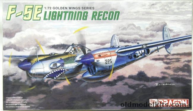 Dragon 1/72 F-5E Lighting Recon, 5040 plastic model kit