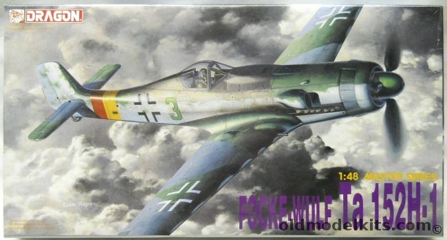 Dragon 1/48 Focke-Wulf Ta-152 H-1 Master Series, 5501 plastic model kit