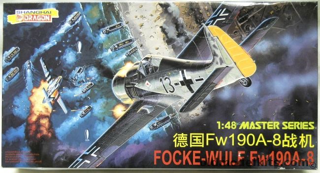 Dragon 1/48 Focke-Wulf FW-190A-8, 5502 plastic model kit