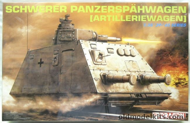 Dragon 1/35 Schwerer Panzerspahwagen Artilleriewagen, 6073 plastic model kit