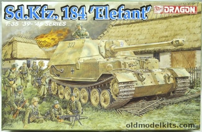 Dragon 1/35 Sd.Kfz184 Elefant, 6126 plastic model kit