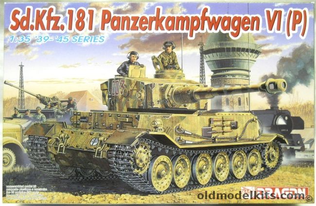 Dragon 1/35 Sd.Kfz.181 Panzerkampfwagen VI (P) Tiger I, 6210 plastic model kit
