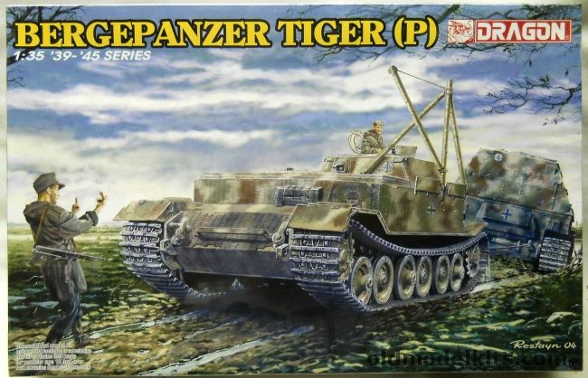 Dragon 1/35 Bergepanzer Tiger (P) - Recovery Tank, 6226 plastic model kit