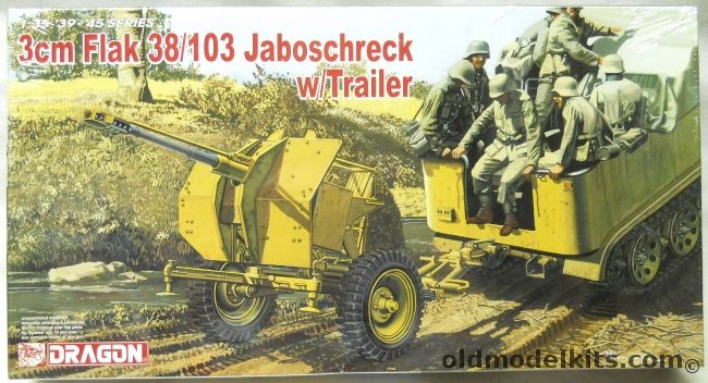 Dragon 1/35 3cm Flak 38/103 Jaboschreck With Trailer, 6353 plastic model kit