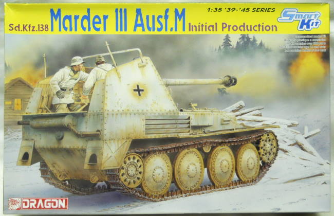 Dragon 1/35 Sd.Kfz.138 Marder III Ausf.M Initial Production - Smart Kit, 6464 plastic model kit
