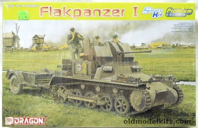 Dragon 1/35 Flakpanzer I - Smart Kit Premium Edition, 6577 plastic model kit