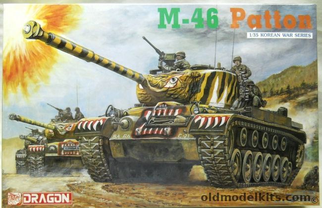 Dragon 1/35 M-46 Patton Tank Korean War - (M46), 6805 plastic model kit