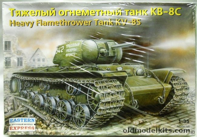 Eastern Express 1/35 KV-8S Heavy Flamethrower Tank, 35101 plastic model kit