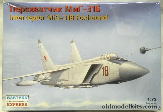 Eastern Express 1/72 Mig-31B Foxhound, 72115 plastic model kit