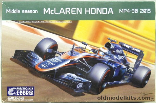 Ebbro 1/20 McLaren Honda MP4-30 2015 Middle Season, 014-4800 plastic model kit