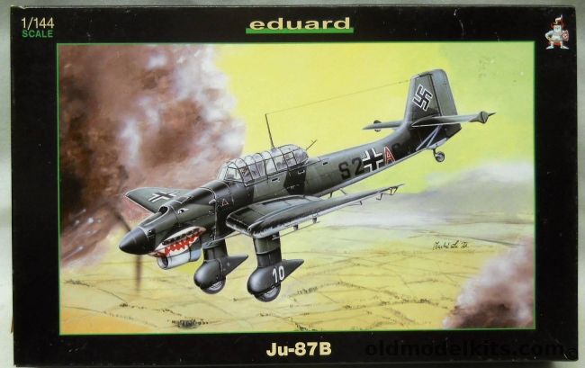 Eduard 1/144 TWO Ju-87B Stuka, 4414 plastic model kit